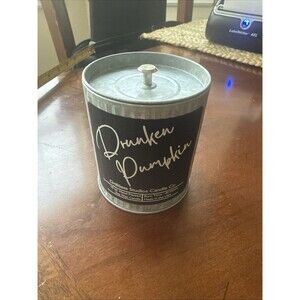 Driftless Studios Drunken Pumpkin Candle. 10oz  3.1/2” Tall